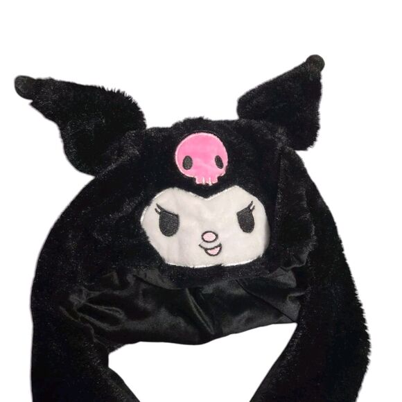 Sanrio Kuromi Black Cosplay Hat With Movable Ears - Picture 3 of 4